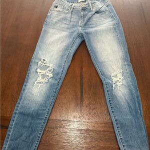 KanCan Estilo Light Blue Distressed Skinny Jeans